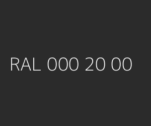 Couleur RAL 000 20 00 