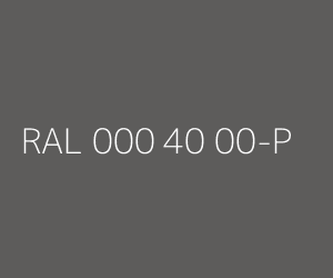 Couleur RAL 000 40 00-P 