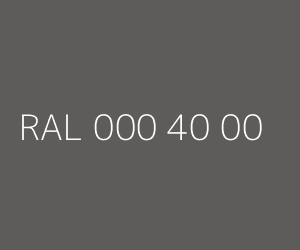 Couleur RAL 000 40 00 