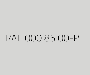 Couleur RAL 000 85 00-P 