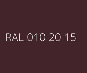 Couleur RAL 010 20 15 