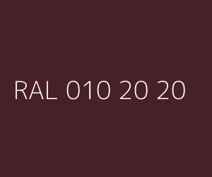 Couleur RAL 010 20 20 