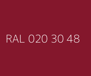 Couleur RAL 020 30 48 