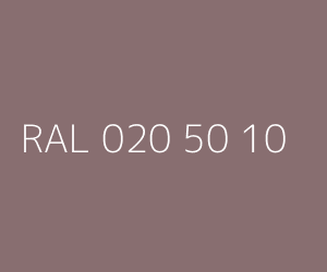 Couleur RAL 020 50 10 
