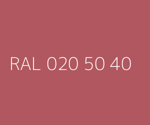 Couleur RAL 020 50 40 