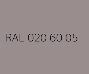 Couleur RAL 020 60 05 