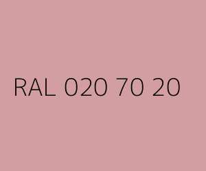 Couleur RAL 020 70 20 