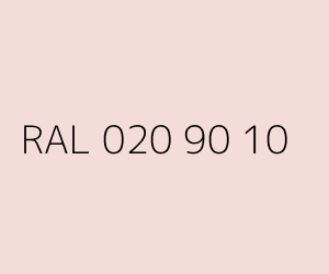 Couleur RAL 020 90 10 