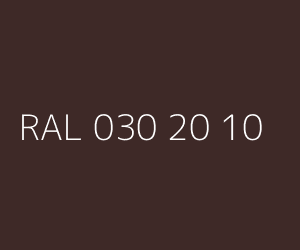 Couleur RAL 030 20 10 