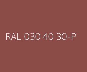 Couleur RAL 030 40 30-P 