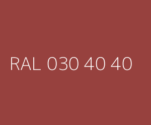 Couleur RAL 030 40 40 