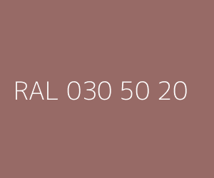 Couleur RAL 030 50 20 