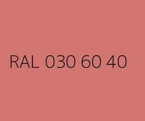 Couleur RAL 030 60 40 