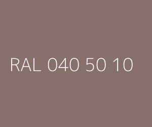 Couleur RAL 040 50 10 