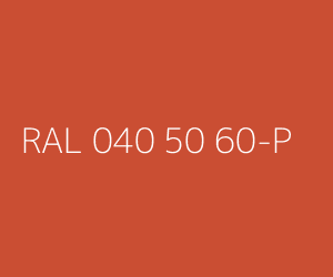Couleur RAL 040 50 60-P 