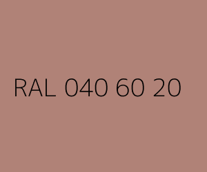 Couleur RAL 040 60 20 
