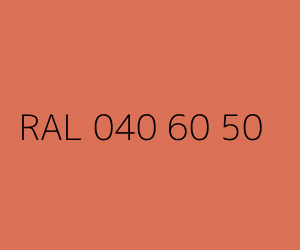 Couleur RAL 040 60 50 