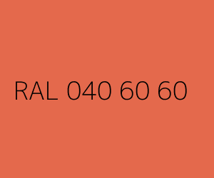 Couleur RAL 040 60 60 