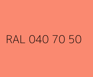 Couleur RAL 040 70 50 