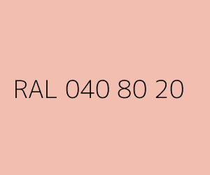 Couleur RAL 040 80 20 