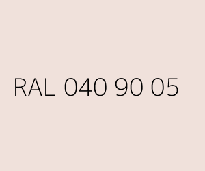 Couleur RAL 040 90 05 