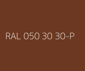 Couleur RAL 050 30 30-P 