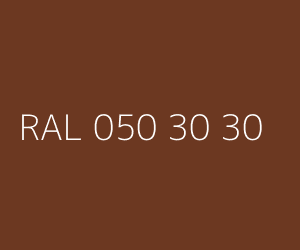 Couleur RAL 050 30 30 