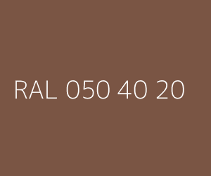 Couleur RAL 050 40 20 