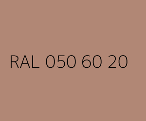 Couleur RAL 050 60 20 
