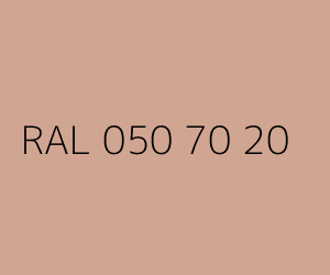 Couleur RAL 050 70 20 