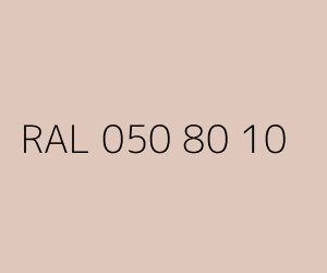 Couleur RAL 050 80 10 