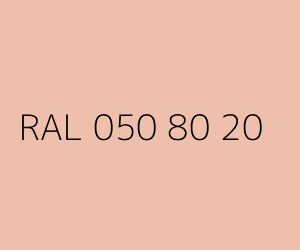 Couleur RAL 050 80 20 