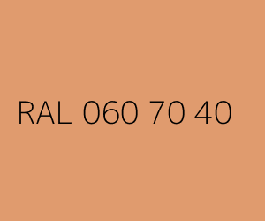 Couleur RAL 060 70 40 