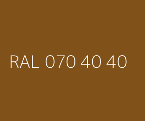 Couleur RAL 070 40 40 