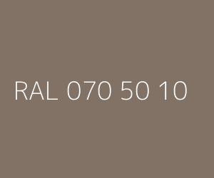 Couleur RAL 070 50 10 