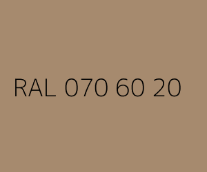 Couleur RAL 070 60 20 