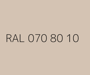 Couleur RAL 070 80 10 