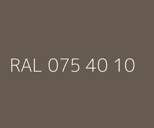 Couleur RAL 075 40 10 