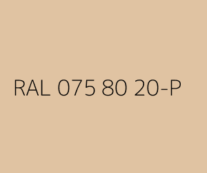 Couleur RAL 075 80 20-P 