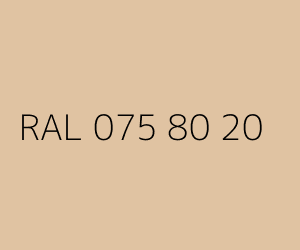 Couleur RAL 075 80 20 