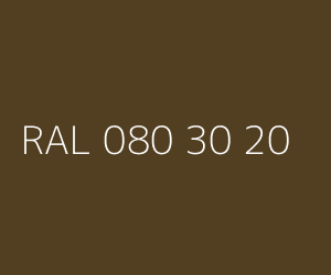 Couleur RAL 080 30 20 