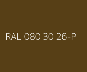 Couleur RAL 080 30 26-P 