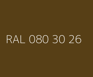 Couleur RAL 080 30 26 