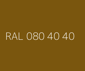 Couleur RAL 080 40 40 