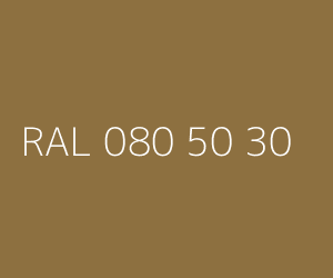 Couleur RAL 080 50 30 