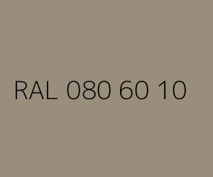 Couleur RAL 080 60 10 