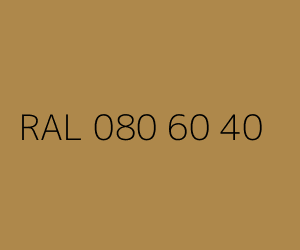Couleur RAL 080 60 40 