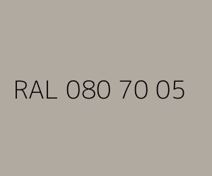 Couleur RAL 080 70 05 