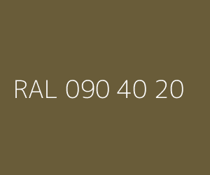 Couleur RAL 090 40 20 