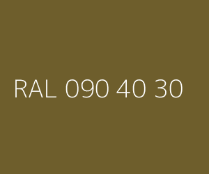 Couleur RAL 090 40 30 